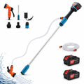 Cordless Stick Water Pump, 2.2" Slim Head, Water & Diesel Transfer 720GPH & 16FT Lift, 2×4.0Ah Lithium Batteries, 30-Min Runtime Per Battery, for Pool Garden Pond Boat Basement RV